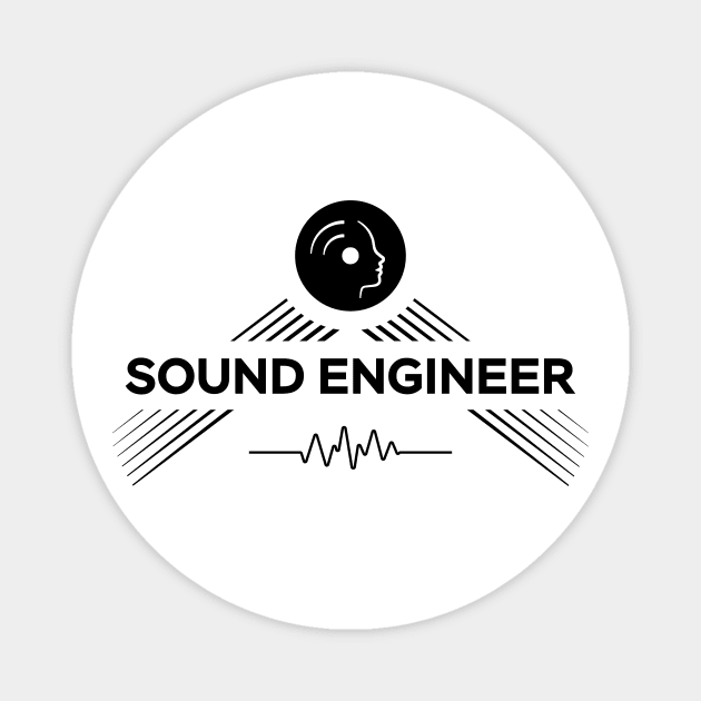 Sound Engineer Magnet by YellowMadCat